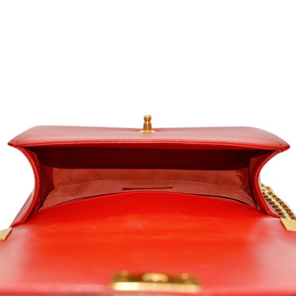 Chanel Boy Bag Red With Gold Hardware - Picture 7 of 10